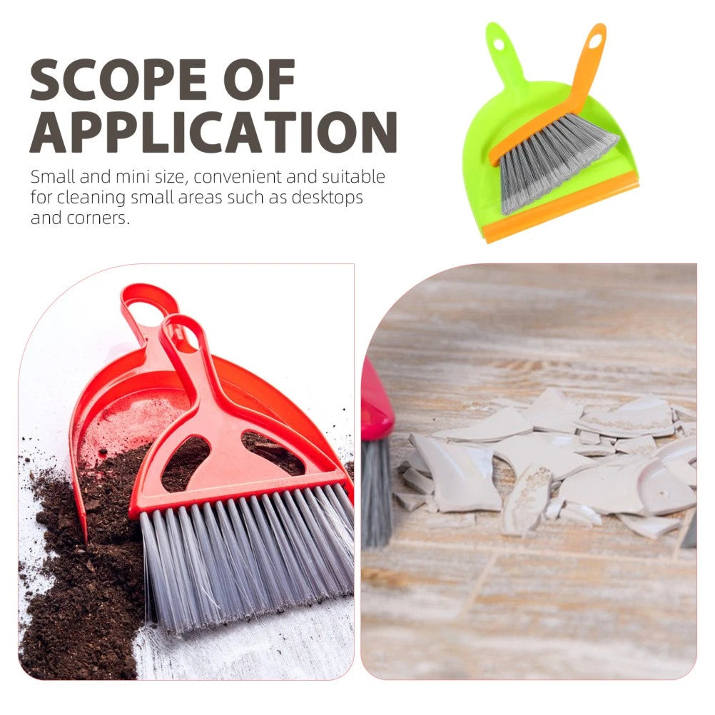 Desktop Cleaning Broom Set Child Convenient Mini And Dustpan Hand Whisk