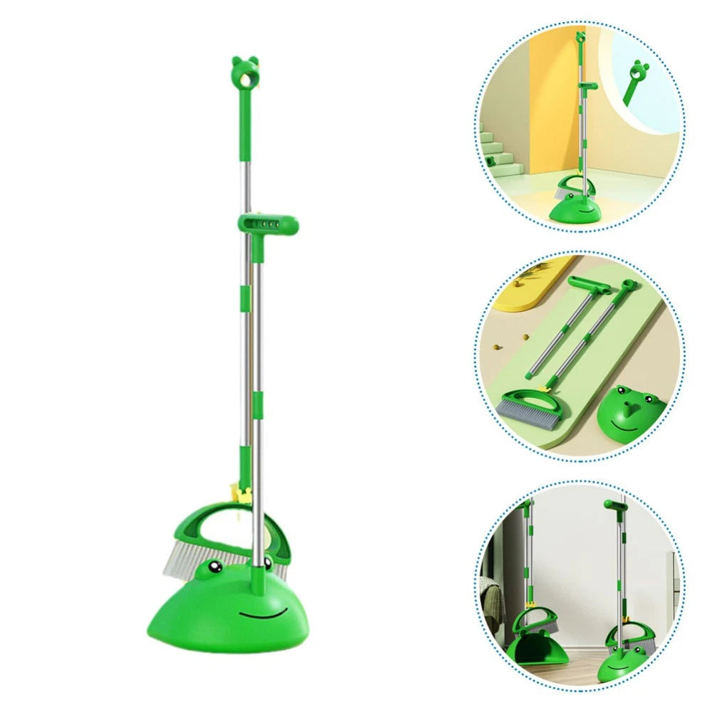 Children's Broom Set Baby Toddler Cleaning Dustpan Household Tools