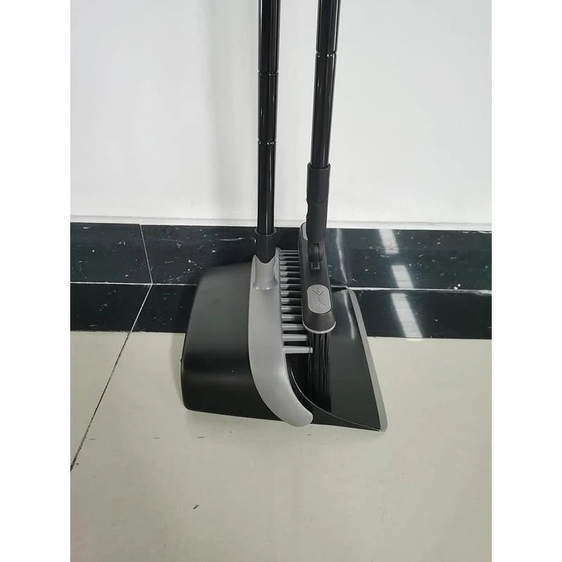 Broom & Dustpan Set Extendable Swivel Brush Comb Teeth Cleaning Multifunctional