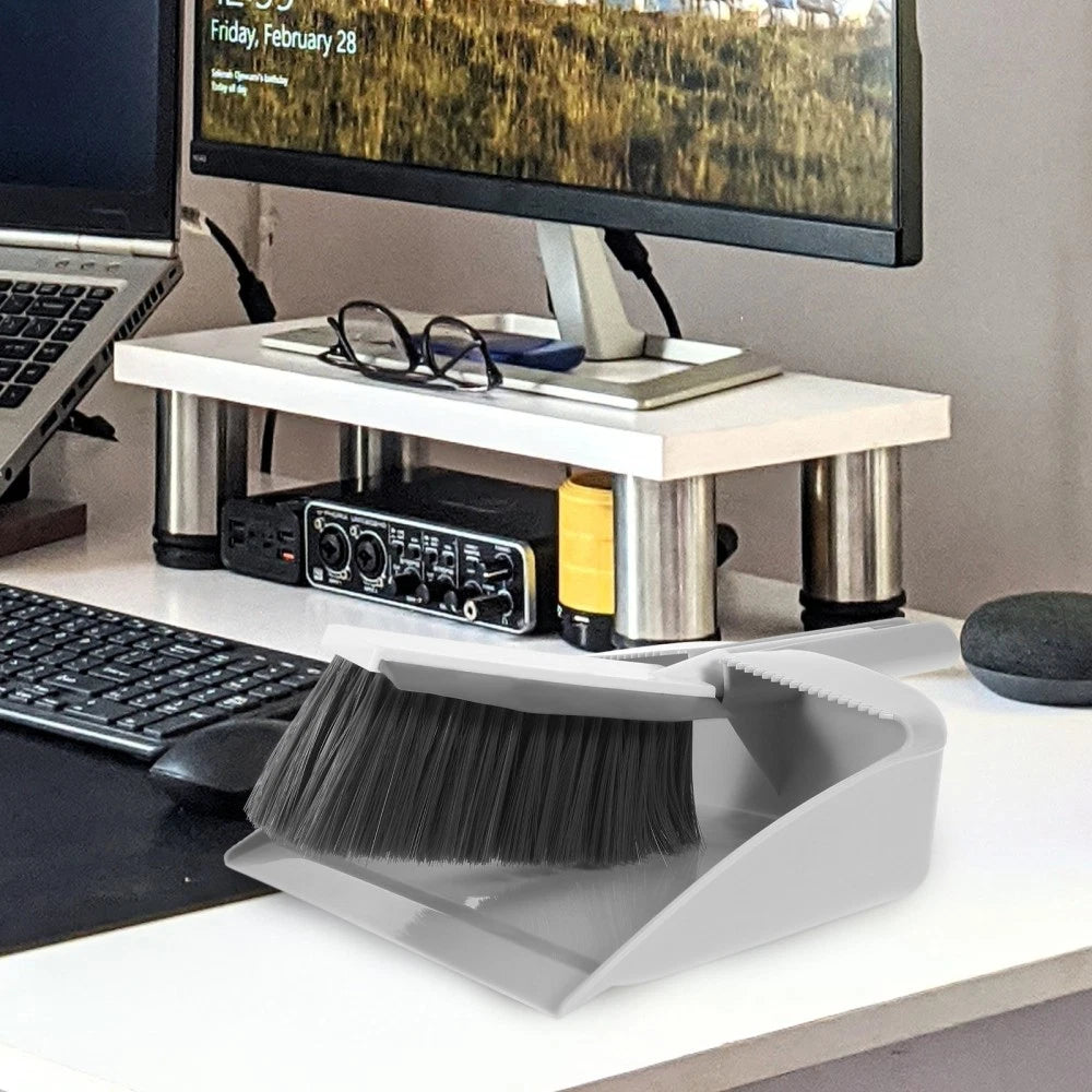 Mini Dustpan Broom Set Desktop Small Brush and Table Sweeper for Crumbs