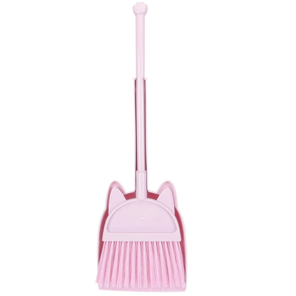 Children's Broom Set Toddler Childrens Sweeping Brush Small and Dustpan Brooms