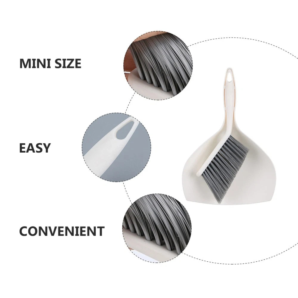 Mini Dustpan Broom Set Child Desktop Hand Household Cleaning Tools