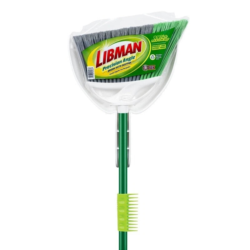 Precision Angle Broom Dust Pan Set All Surface Fibers Eco Friendly Clean Dust US