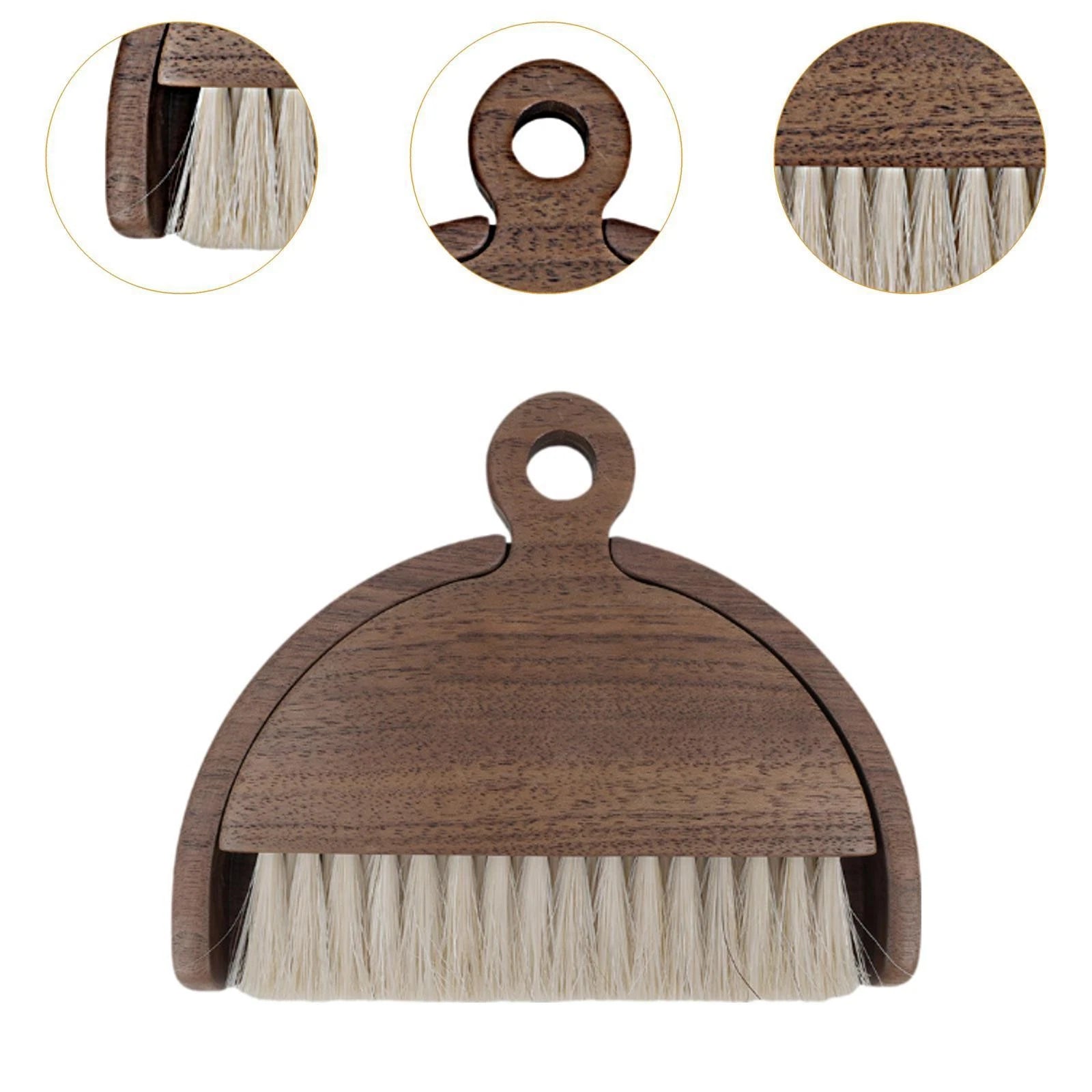 Small Hand Broom and Dustpan Set Sweep Cleaning Brush for Sofa Table Kitchen
