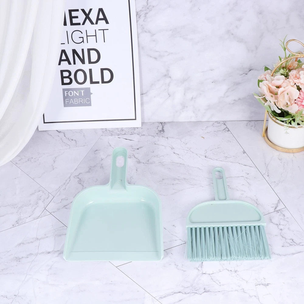 2 Sets Mini Dustpan Broom Sweeper Hand Small Animal Cage Cleaner