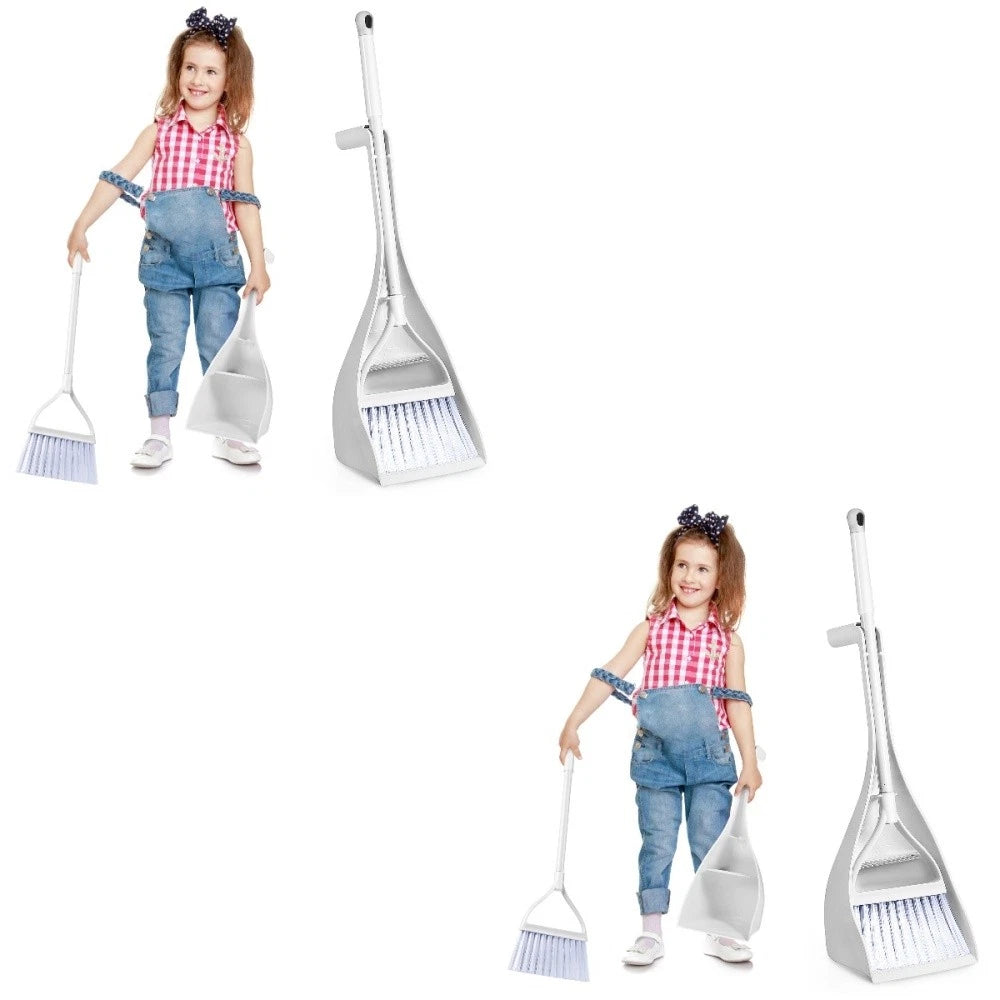 Mini Broom and Dustpan Combination Office Dad Handheld Small Brush