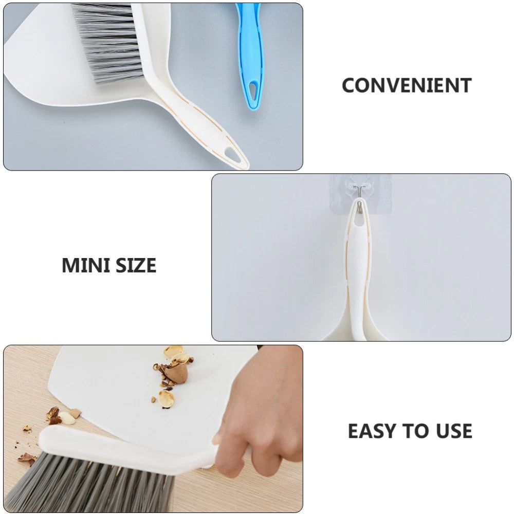 Mini Dustpan Broom Set Child Desktop Hand Household Cleaning Tools