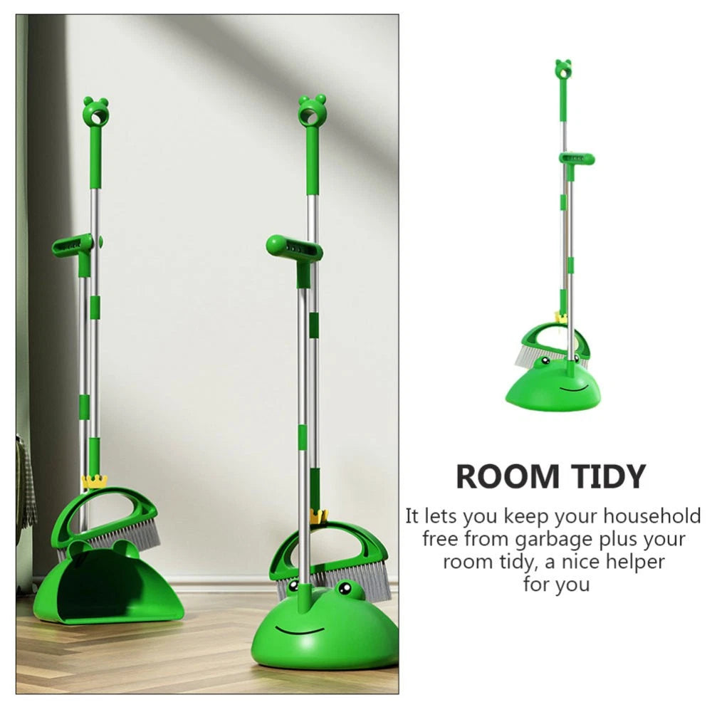 Children's Broom Set Toddler Student Household Sweeper Dustpan Brush