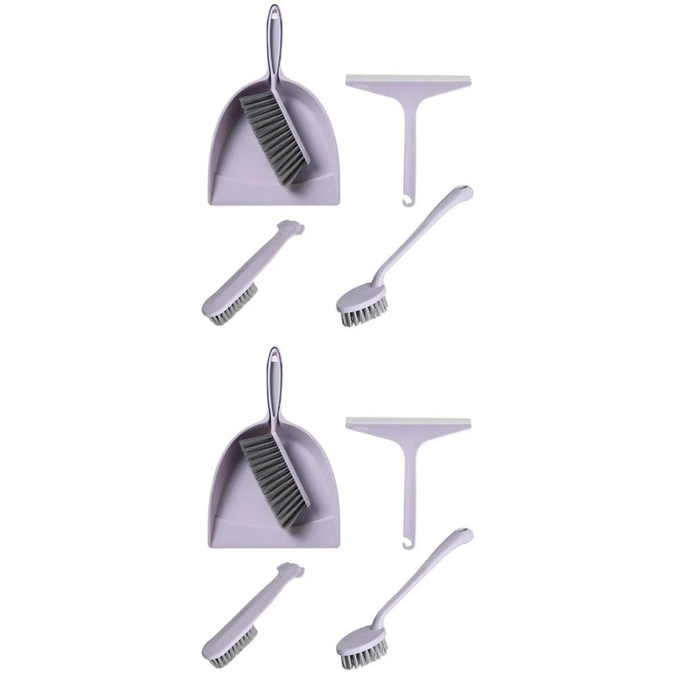 2 Pack Broom Dustpan Child Mini Table Brush Small Cleaning for Desk