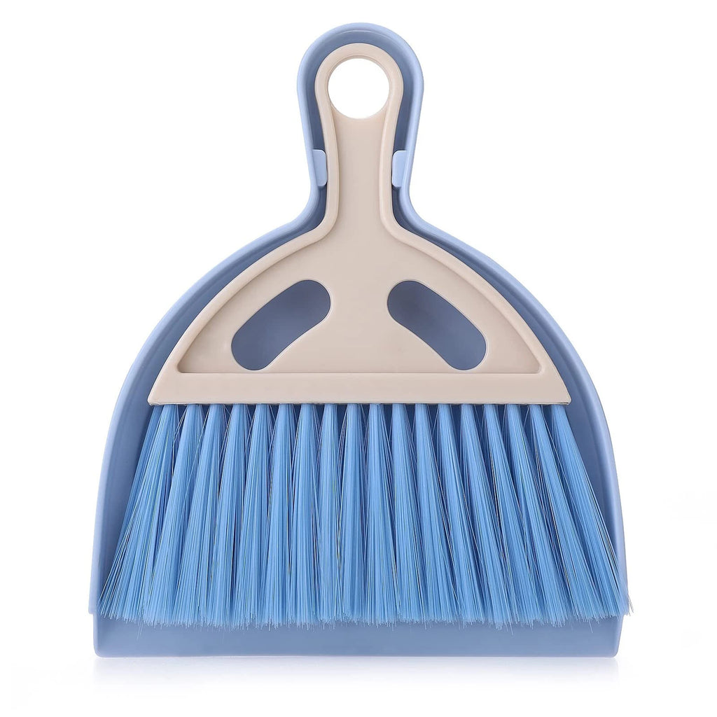 Small Dustpan and Brush Set Portable Table Top Brush Crumb Sweeper for Desk
