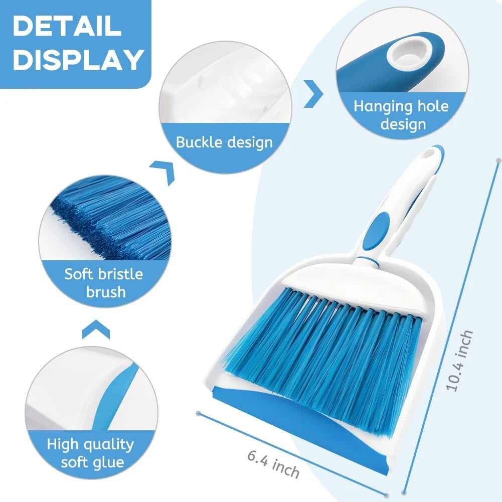Broom Dustpan Brush Small Dust Pan  Mini Broom And Dustpan Set Small Dust Pan A