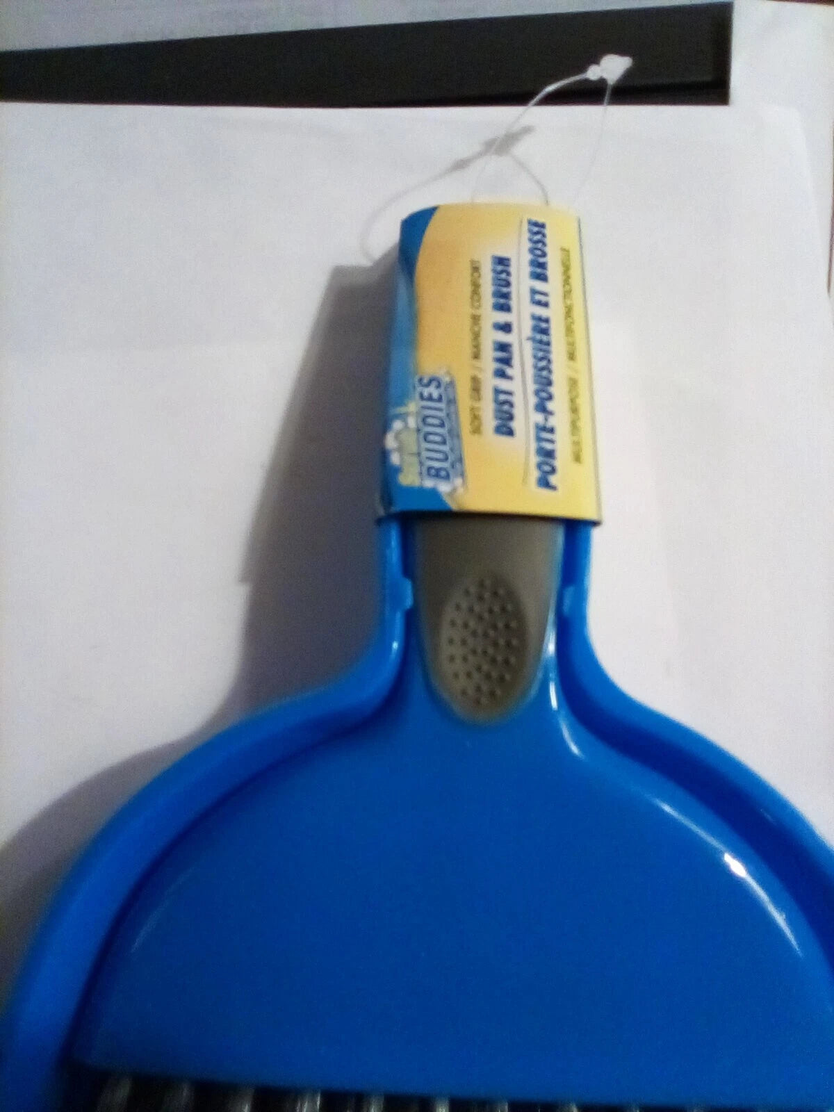 NEW Cleaning Dust Pan & Brush by Scrub Buddies Whisk Broom Portable Set FREE S&H