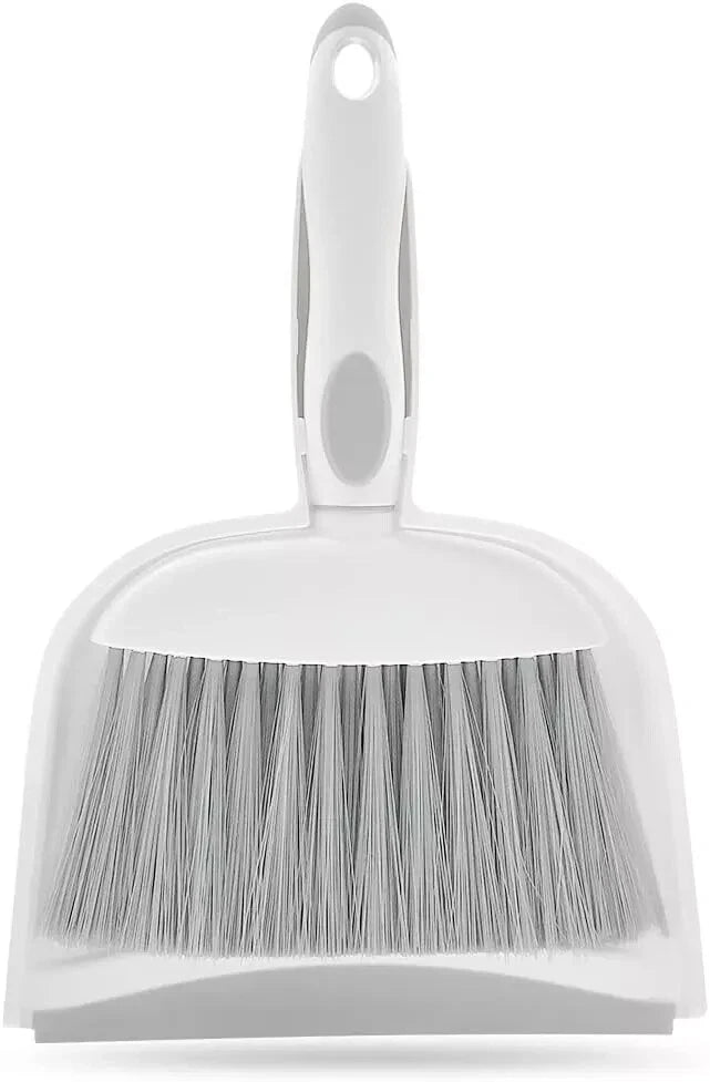 Mini Broom and Dustpan Set Small Dustpan and Brush Set Whisk Broom and Gray