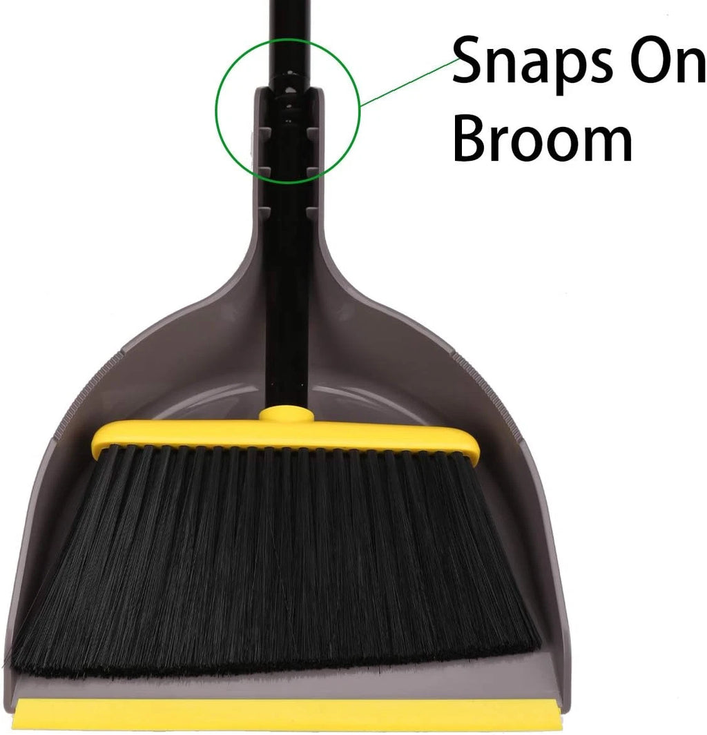 Broom and Dustpan Set,IndoorBroom with Dust pan Combo Set for Home,Angle Kitchen