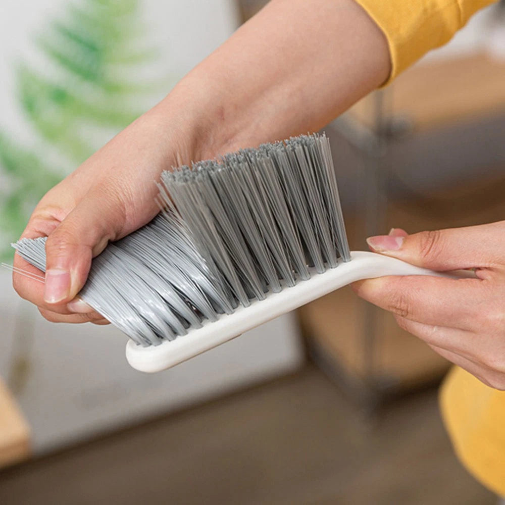 2 Sets Desktop Cleaning Kit Broom Dustpan Combination Accessories