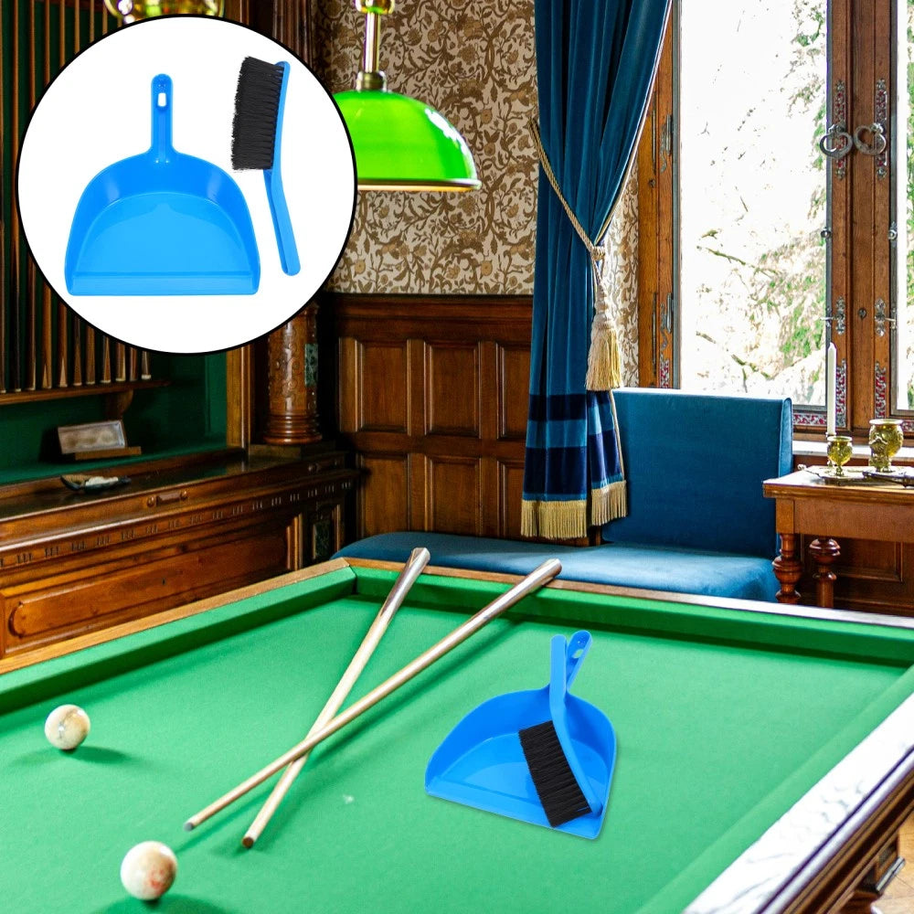 Billiards Cleaning Brush Set Table Dustpan and Brushes for Household