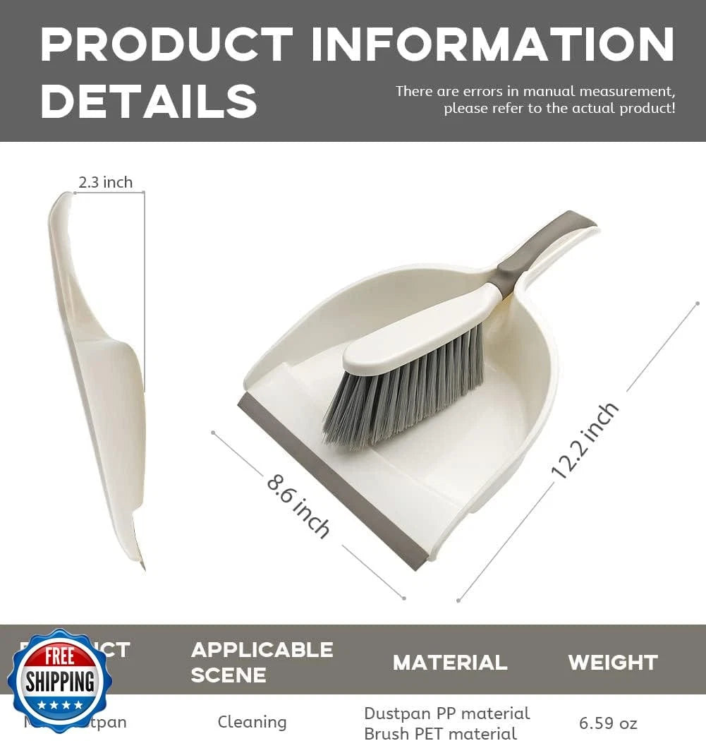 Dust Pan, Dustpan and Brush Set, Small Dust pan and Brush Set, Hand Broom and