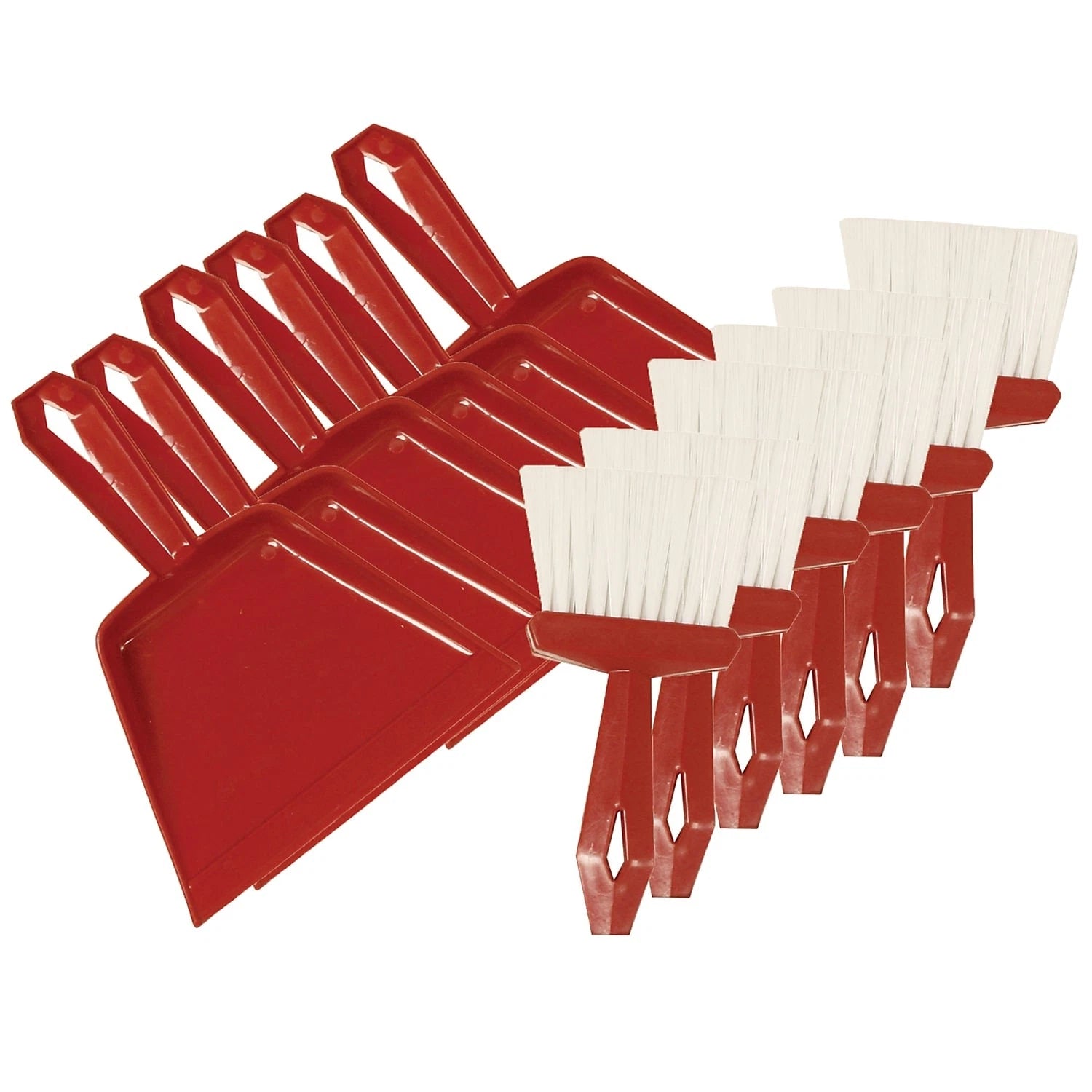 S M Arnold S.M. Arnold Inc. Dust Pan & Whisk Broom Set 6/Pack (SMAE85655-6)