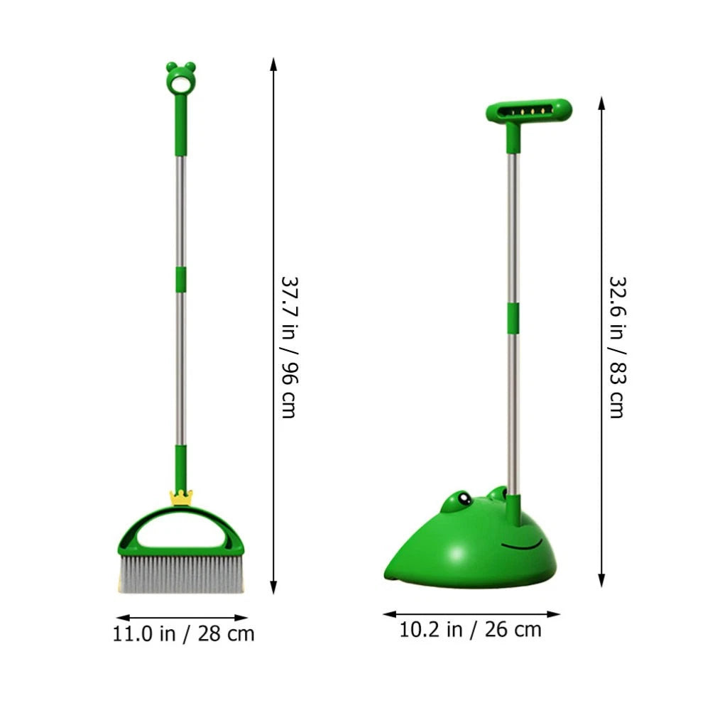 Children's Broom Set Toddler Student Household Sweeper Dustpan Brush