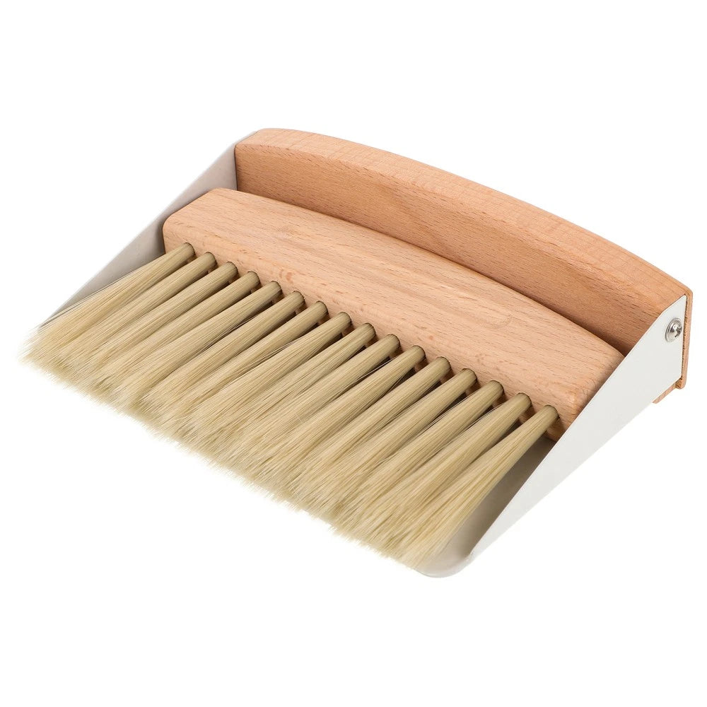 Cleaning Brush Dustpan Desktop Kit Child Office Broom Set Mini and