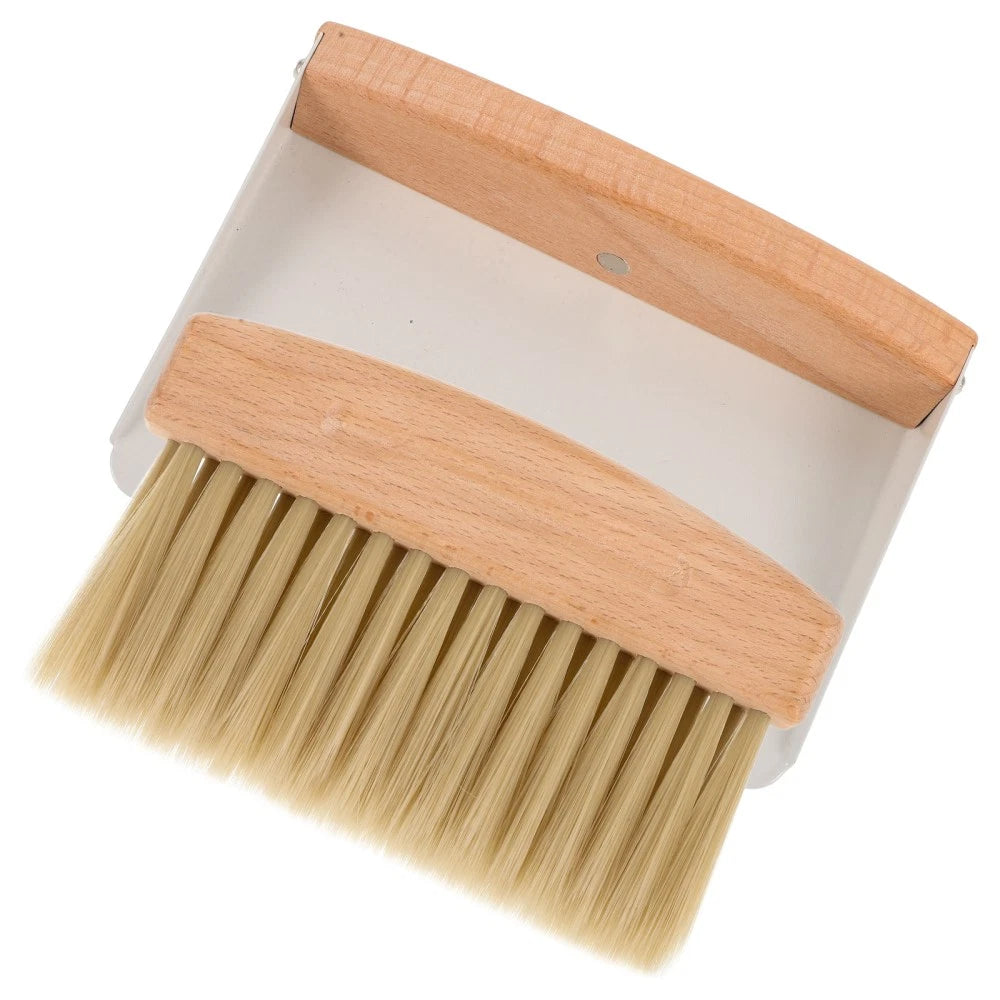 Cleaning Brush Dustpan Desktop Kit Child Office Broom Set Mini and
