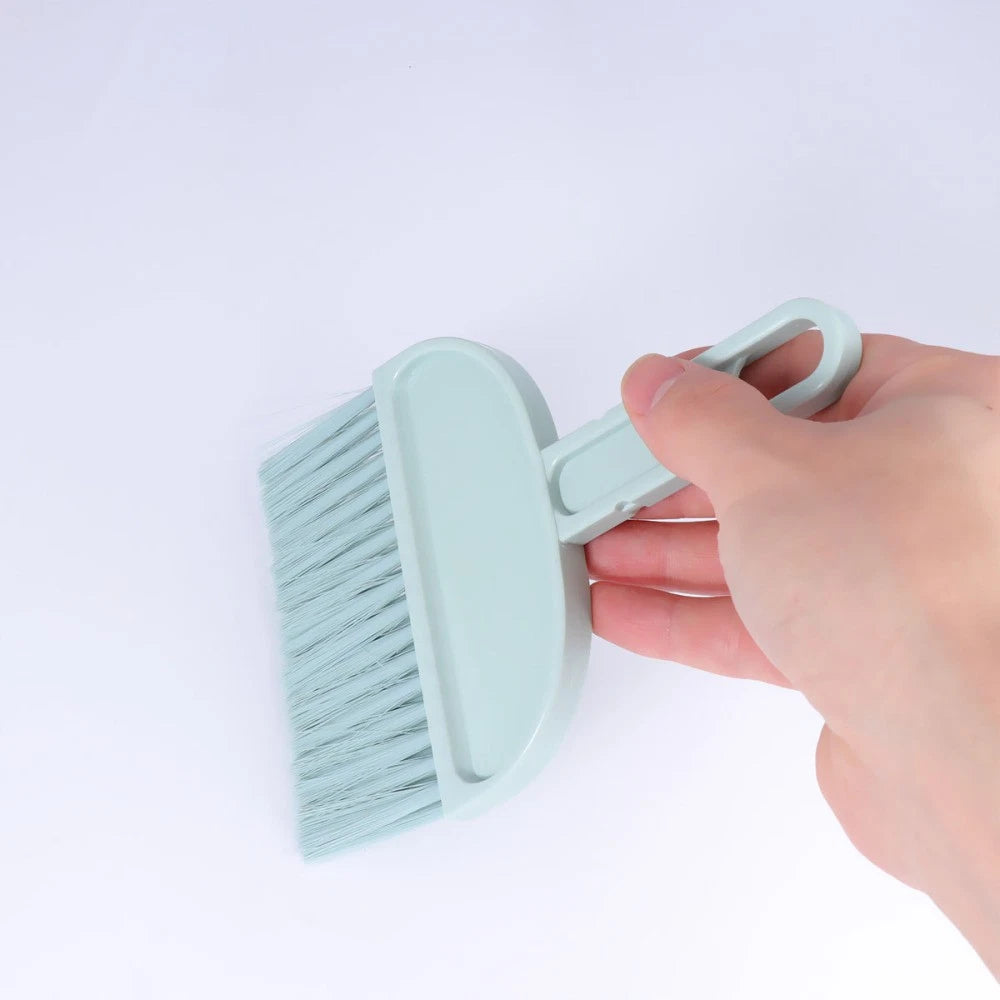 2 Sets Mini Dustpan Broom Brush Hamster Cleaner Tiny for Cage Small
