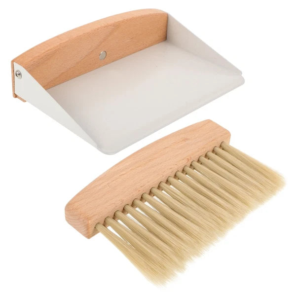 Cleaning Brush Dustpan Desktop Kit Child Office Broom Set Mini and