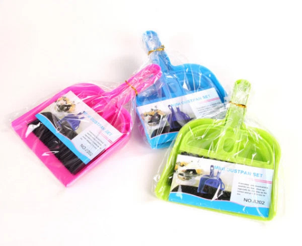 10pcs Desktop cleaning brush computer keyboard brush Mini broom dustpan set