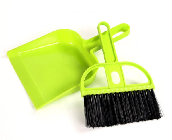 10pcs Desktop cleaning brush computer keyboard brush Mini broom dustpan set