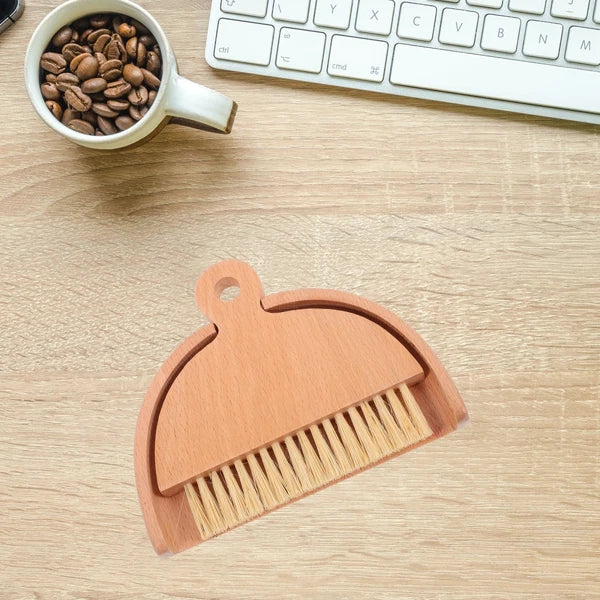 Desktop Cleaning Brush Set Sweeping and Dustpan Child Dad Broom Kit Small Hand