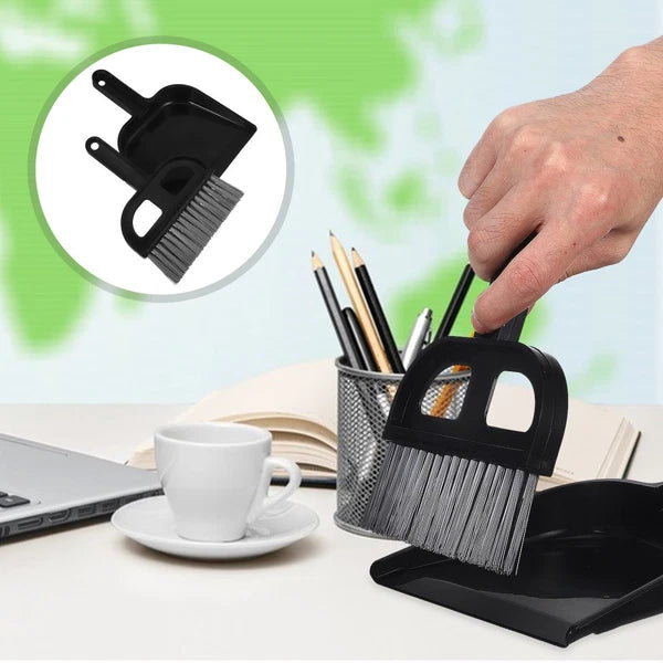 Broom Dustpan Set Small Cleaning Brush Desktop Cleaning Broom-