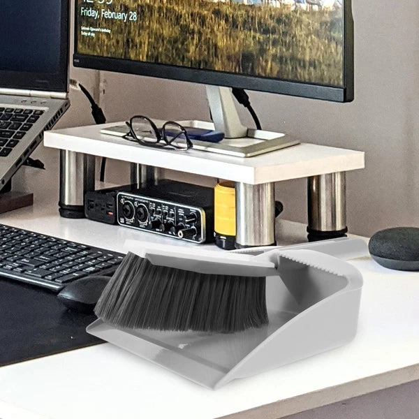 Mini Dustpan Broom Set Desktop Small Brush and Table Sweeper for Crumbs