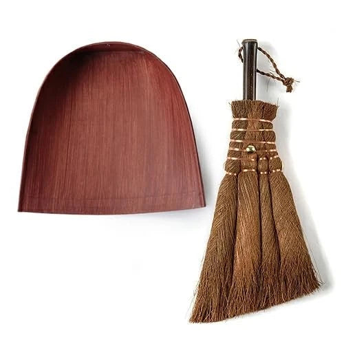 Yamamoto Katsunosuke Shoten 4-ball Aragami broom Harimi (small) set | Palm broom
