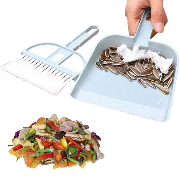 1PC Mini Hand Broom And Dustpan Set Small Dust Pans With Brush Set Cleaning NEW