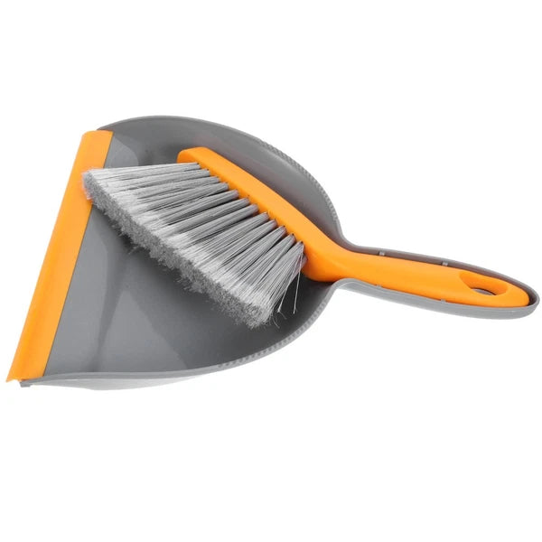 1 Set Desktop Dustpan Brush Set Small Mini Scrubber Dust Pan Broom Cleaning