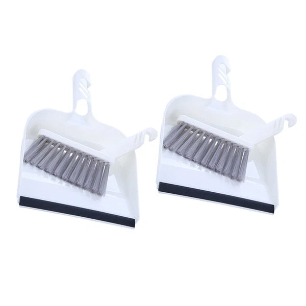 2 Sets Kitchen Cleaning Child Dust Supplies Table Dustpan and Brush