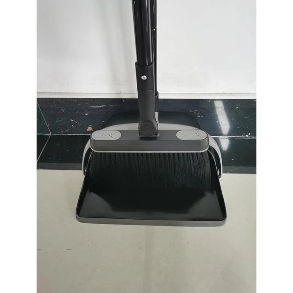 Broom & Dustpan Set Extendable Swivel Brush Comb Teeth Cleaning Multifunctional