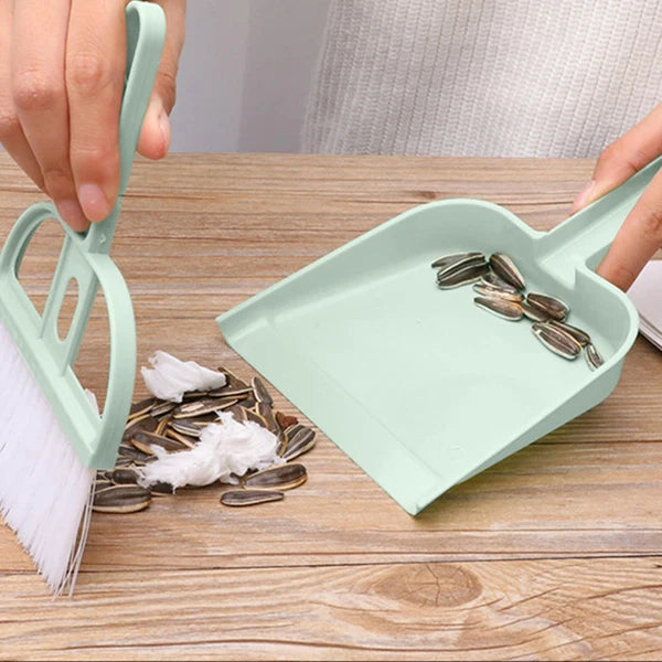 1PC Mini Hand Broom And Dustpan Set Small Dust Pans With Brush Set Cleaning NEW
