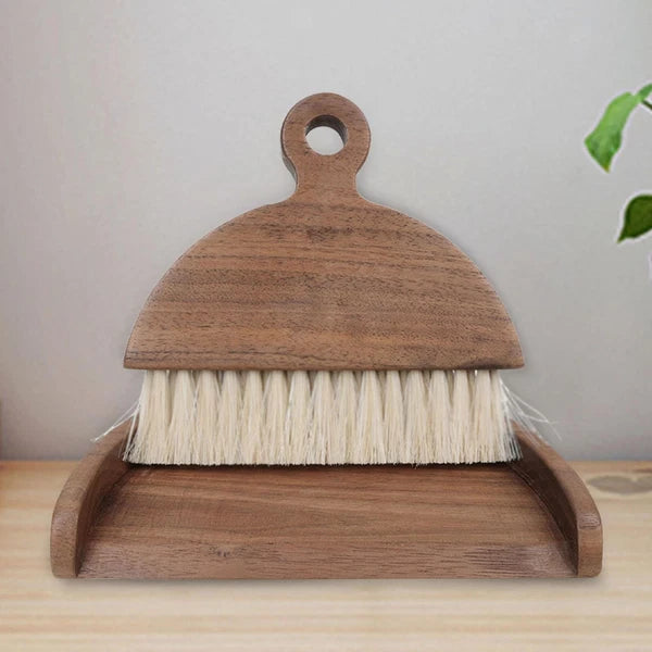 Small Hand Broom and Dustpan Set Sweep Cleaning Brush for Sofa Table Kitchen