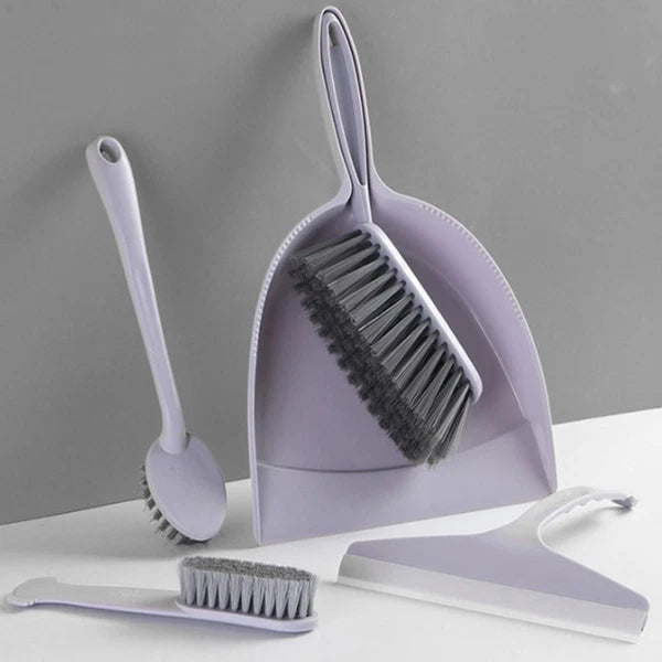 2 Pack Broom Dustpan Child Mini Table Brush Small Cleaning for Desk