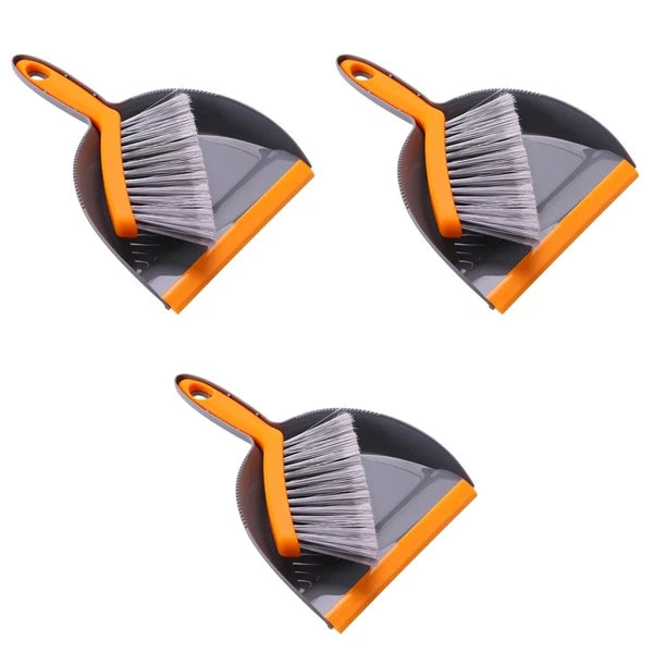 3 PCS Mini Broom Set Dust Pan and Brush Sets Desktop Small Dustpan