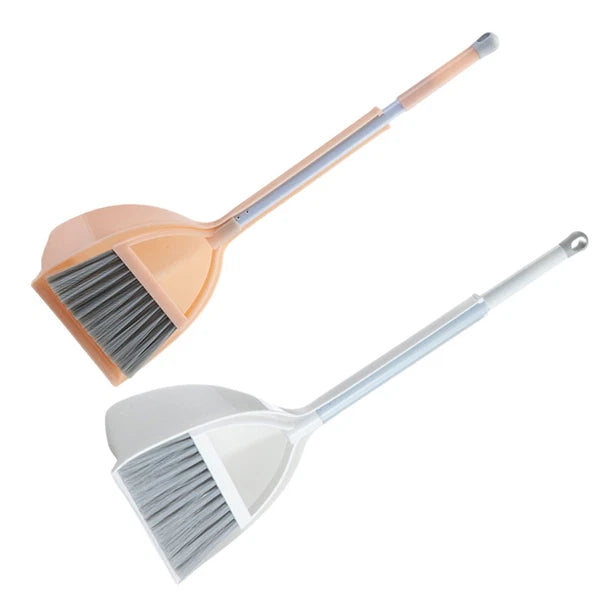 4 Pcs Small Broom and Dustpan Set Child Kids Housekeeping Cleaning Supplies for
