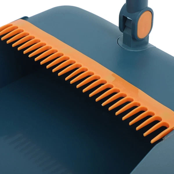 Three-piece Cleaning Tools Set Brush Broom Dustpan with Long Handle
