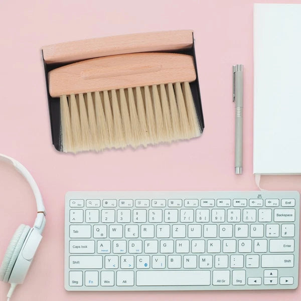 Mini Broom Dustpan Table Brush and Set Desktop Cleaning Supplies
