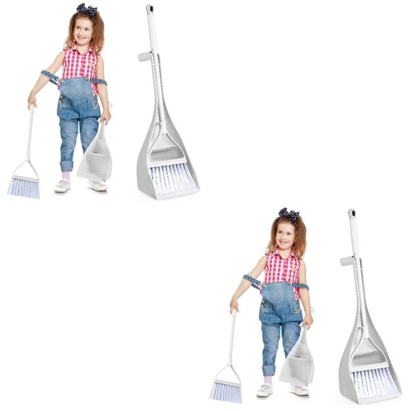 Mini Broom and Dustpan Combination Office Dad Handheld Small Brush
