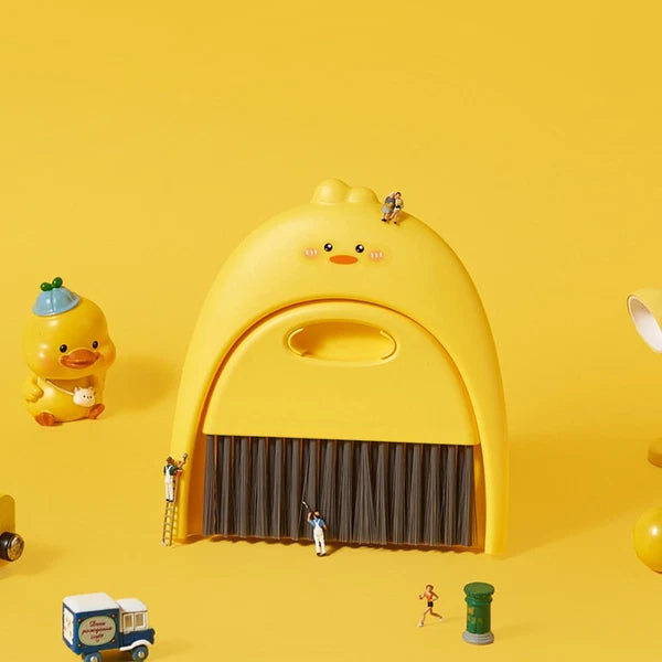 Mini Dustpan Set Baby Child Desktop Cleaning Broom - Dust Snake-