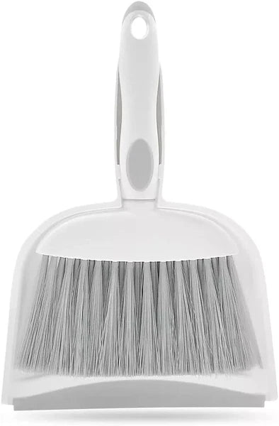 Mini Broom and Dustpan Set Small Dustpan and Brush Set Whisk Broom and Gray