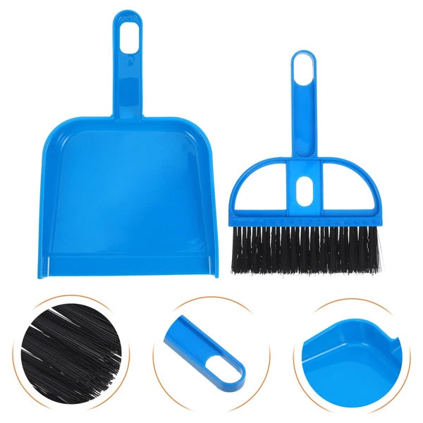 Desktop Broom Set Child Detailing Cleaning Tool Dust Pan Brushes