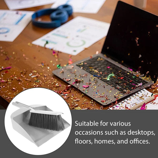 Mini Dustpan Broom Set Desktop Small Brush and Table Sweeper for Crumbs