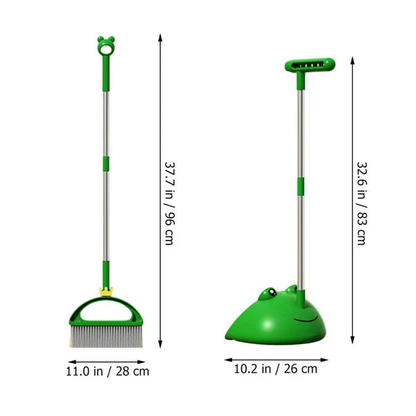 Children's Broom Set Toddler Student Household Sweeper Dustpan Brush